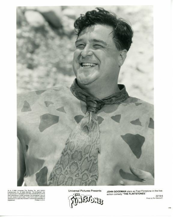 John Goodman The Flintstones 1994 Press 8X10 Photo Poster painting movie still