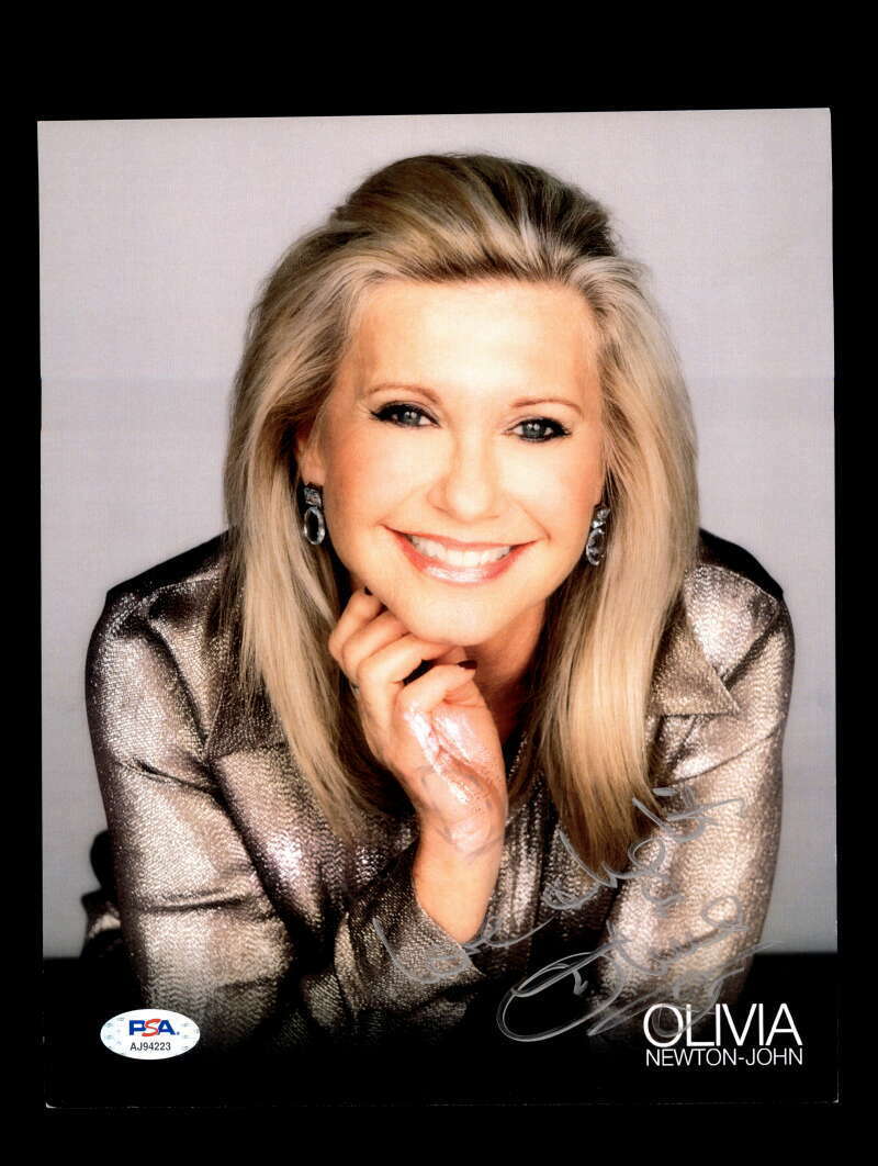 Olivia Newton John PSA DNA Coa Signed 8x10 Photo Poster painting Autograph