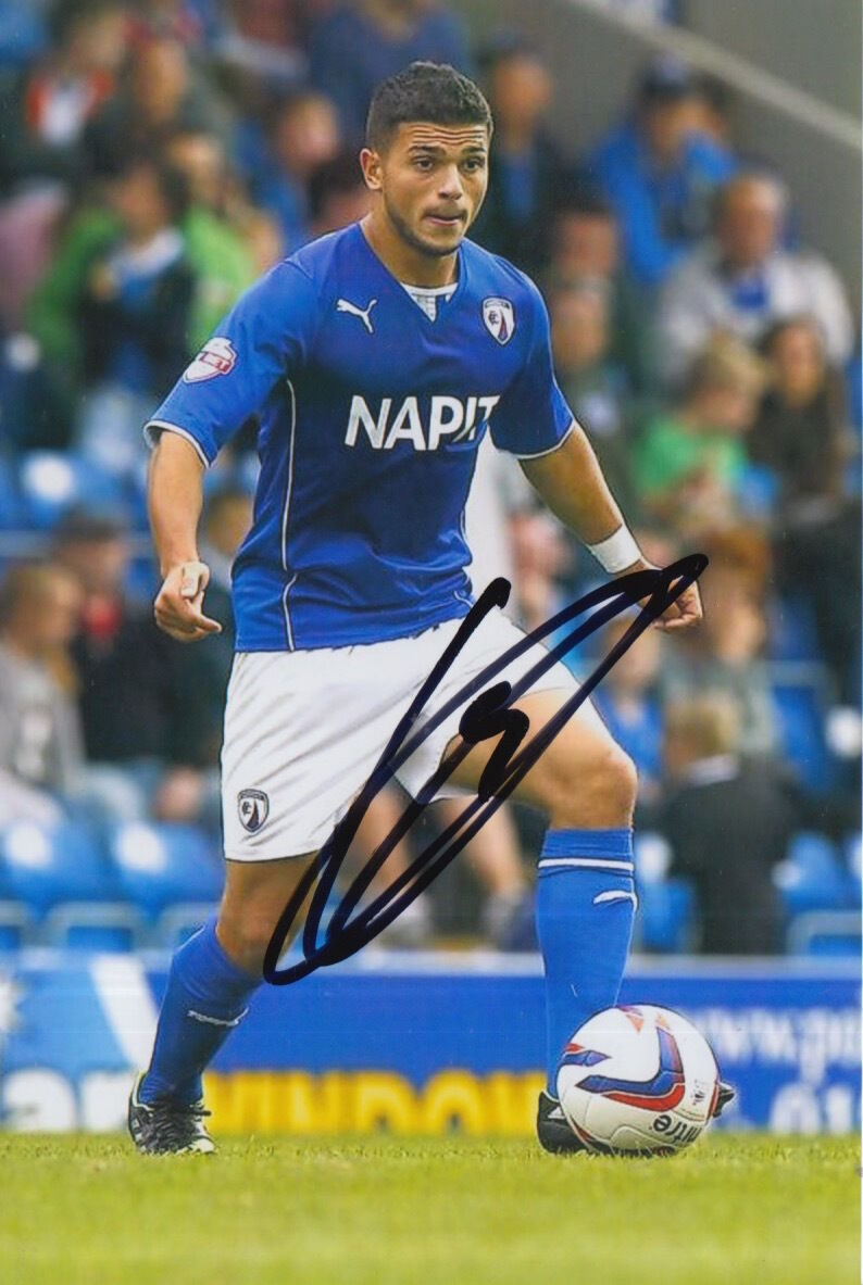 CHESTERFIELD HAND SIGNED SAM MORSY 6X4 Photo Poster painting 1.