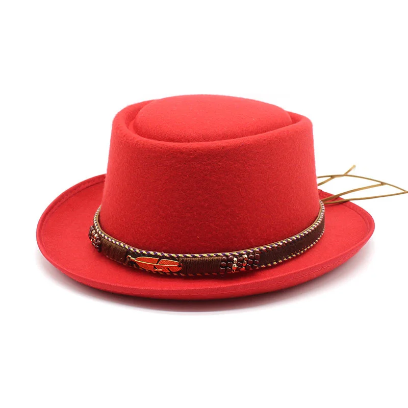 Darren Western Gentleman Hat-Red
