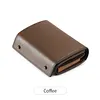 Multifunctional accordion-style genuine leather box wallet