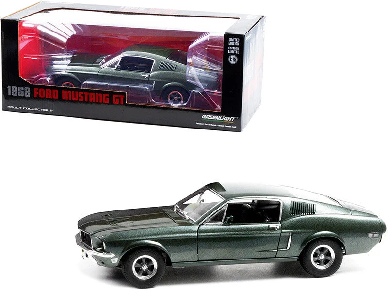 1968 Mustang GT driven in the movie Bullitt 1:18 Scale