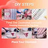 12 pi&egrave;ces de plante en pot - 1 kit de peinture en diamant carr&eacute; &agrave; perceuse DIY 5D pour adultes d&eacute;butants d&eacute;coration int&eacute;rieure peintures diamants art 5,91x7,09 in