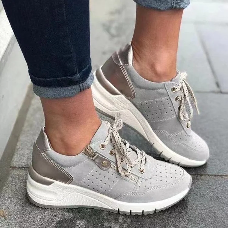 Qengg Qengg Fashion Sneakers Women's 2024 Spring And Autumn New Thick Bottom Wear Shallow Casual Shoes Women