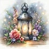 Flower Lanterns-11CT Stamped Cross Stitch 40*40cm/15.75*15.75in