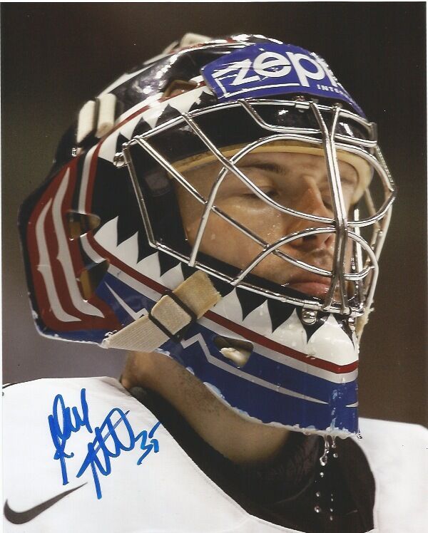 Vancouver Canucks Alex Auld Autographed Signed 8x10 Photo Poster painting COA A