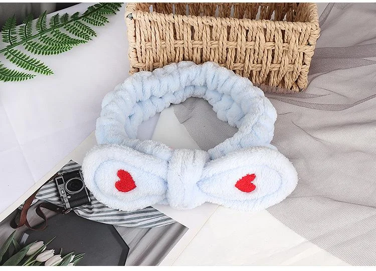 Red Heart Embroidered Headband