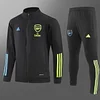 2023/2024 Arsenal Long Zipped Jacket Cyan Football Shirt 1:1 Thai Quality Set