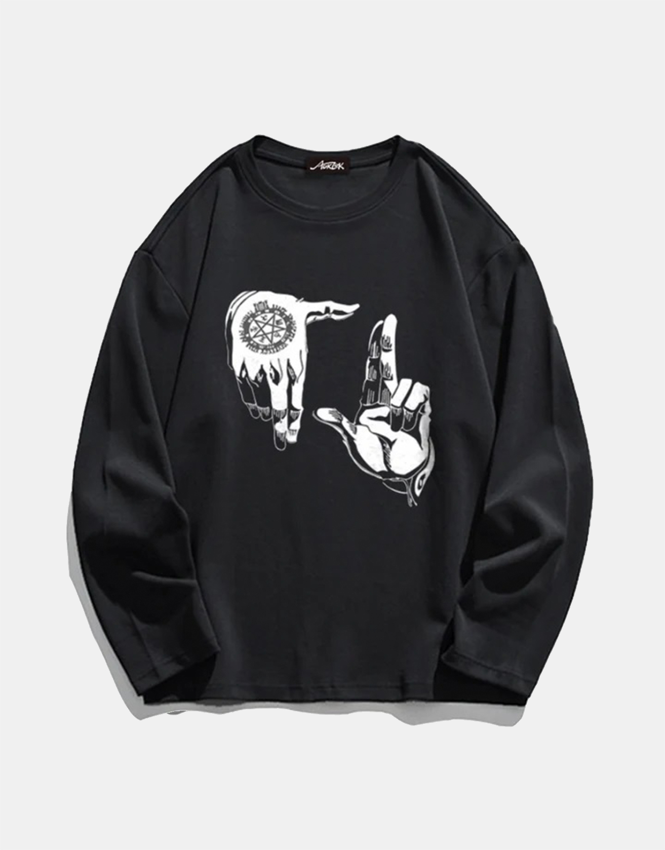 Hip Hop Gesture Street Print Sweatshirt / TECHWEAR CLUB / Techwear