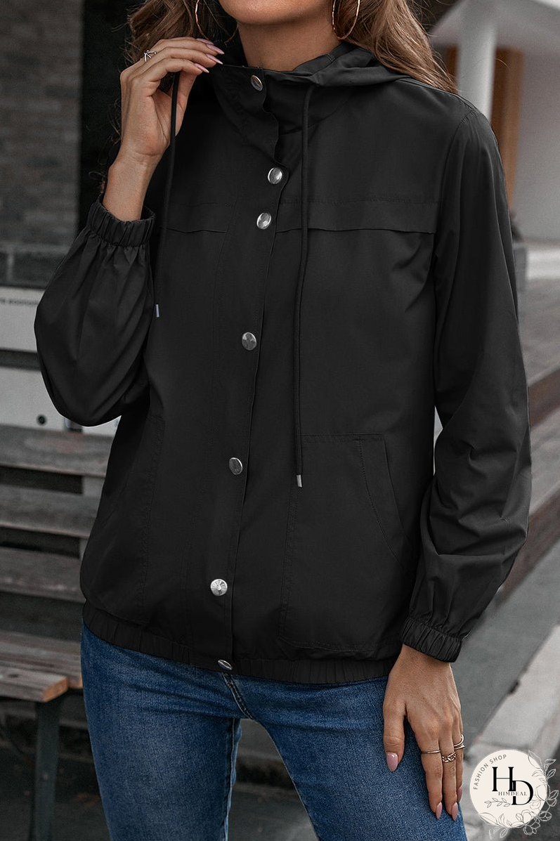 Button-Down Long Sleeve Sports Jacket