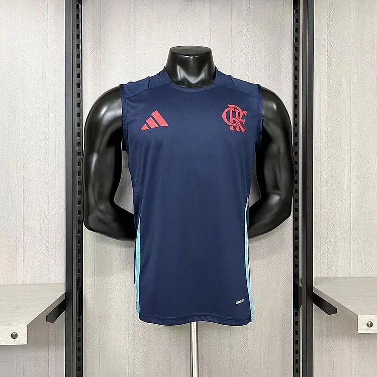 2025 Flamengo Second pre-match training uniform sleeveless version