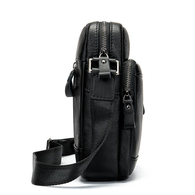 Men's High Quality Multifunctional Large Capacity Leather Shoulder Bag Crossbody Bag