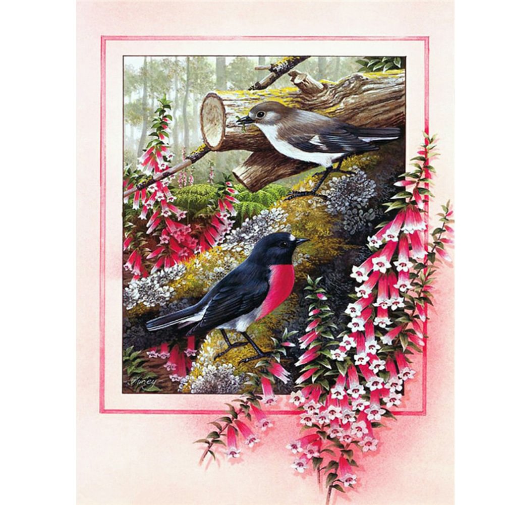 Birds - 11CT Stamped/Counted Cross Stitch (40*50CM)