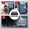Wireless Car Tire Pressure Monitor 6 External Sensor Digital TPMS USB Solar 7Bar