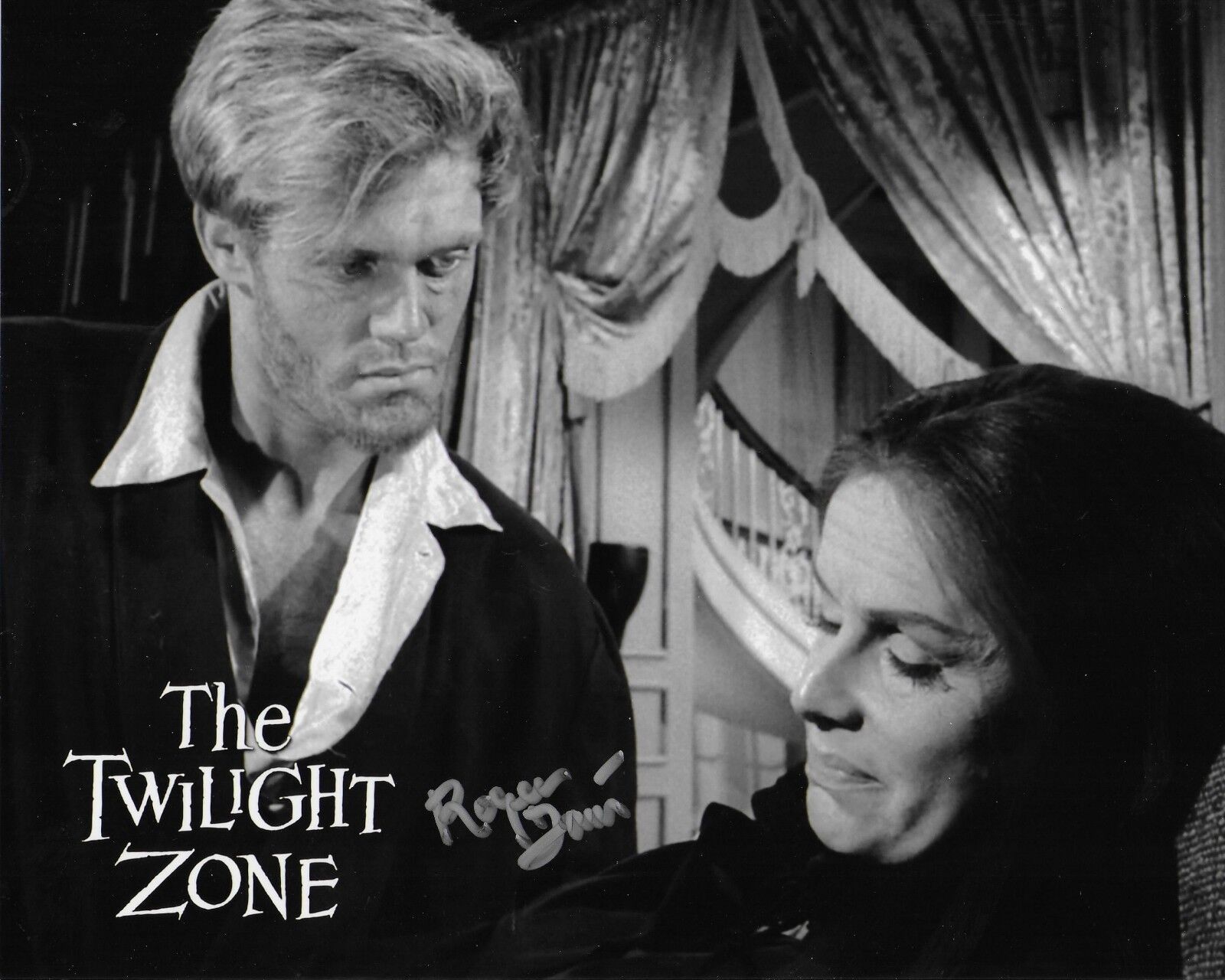 Roger Davis Twilight Zone Original In Person Autographed 8X10 Photo Poster painting