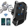 Motorcycle Helmet BT Headset Motorcycle Headphones Compatible with All Helmets