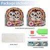 (US Only)Owl DIY Diamond Painting Napkin Holder Kit Unique Gift for Friends Family