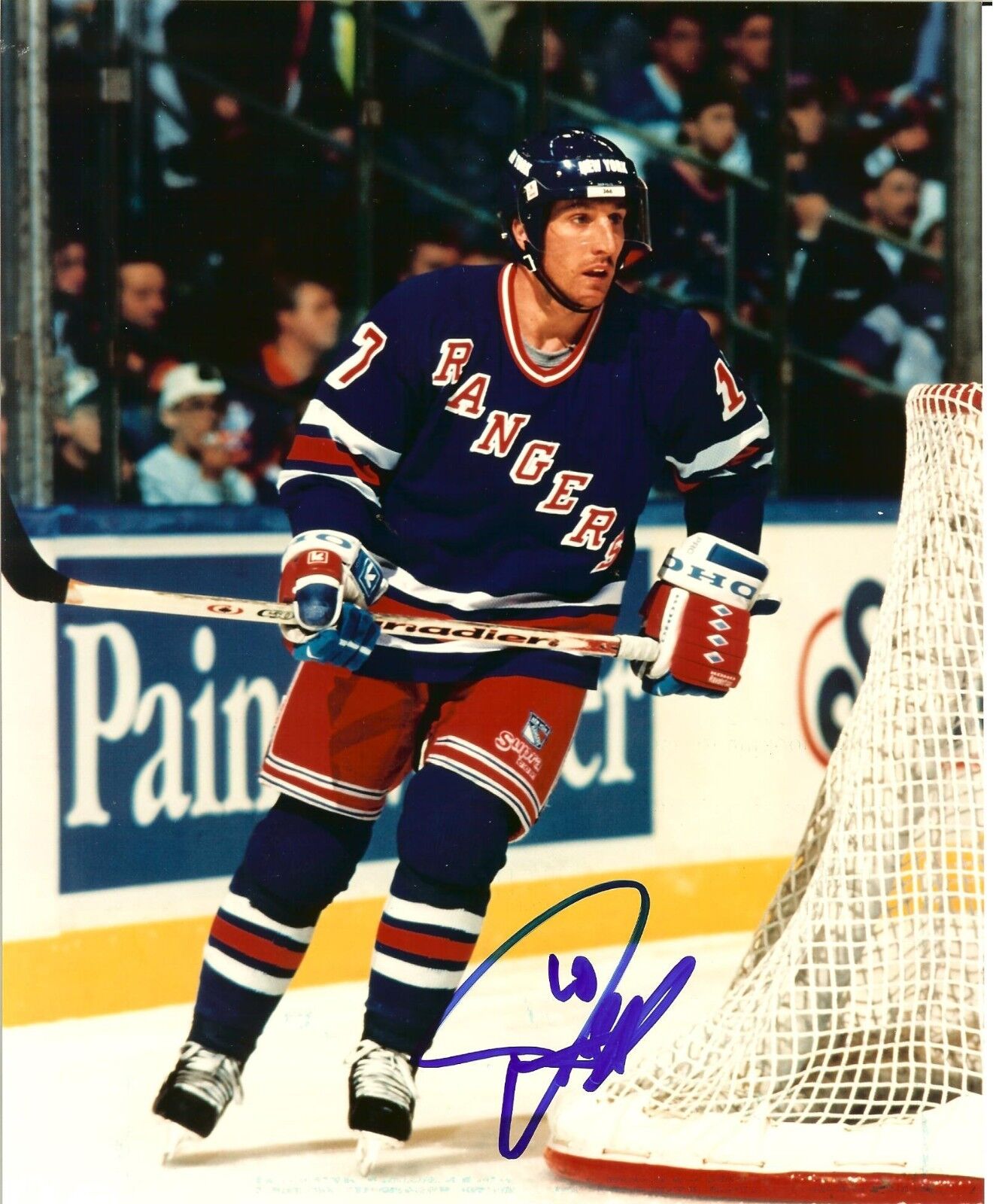 Pat Verbeek autographed 8x10 New York Rangers  Shipping