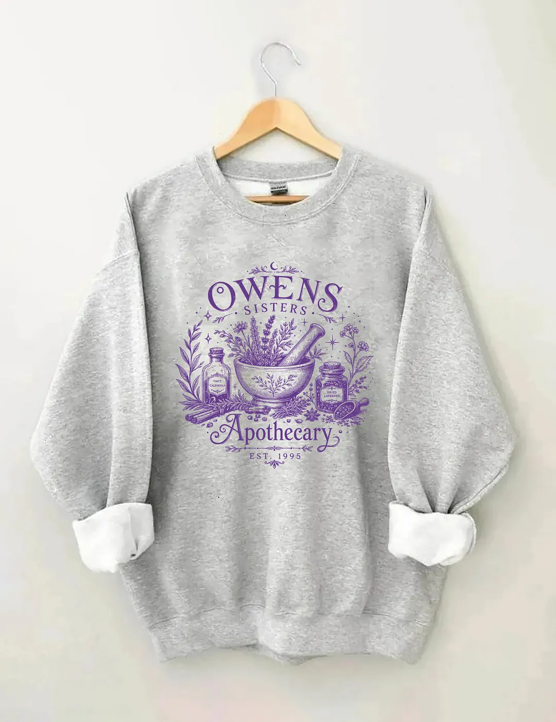 Magic Practical Owens Sisters Apothecary Sweatshirt