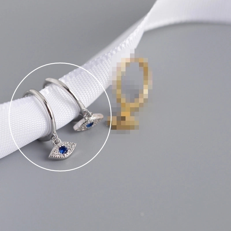 1 Pair Minimalist Geometric Plating Copper Drop Earrings