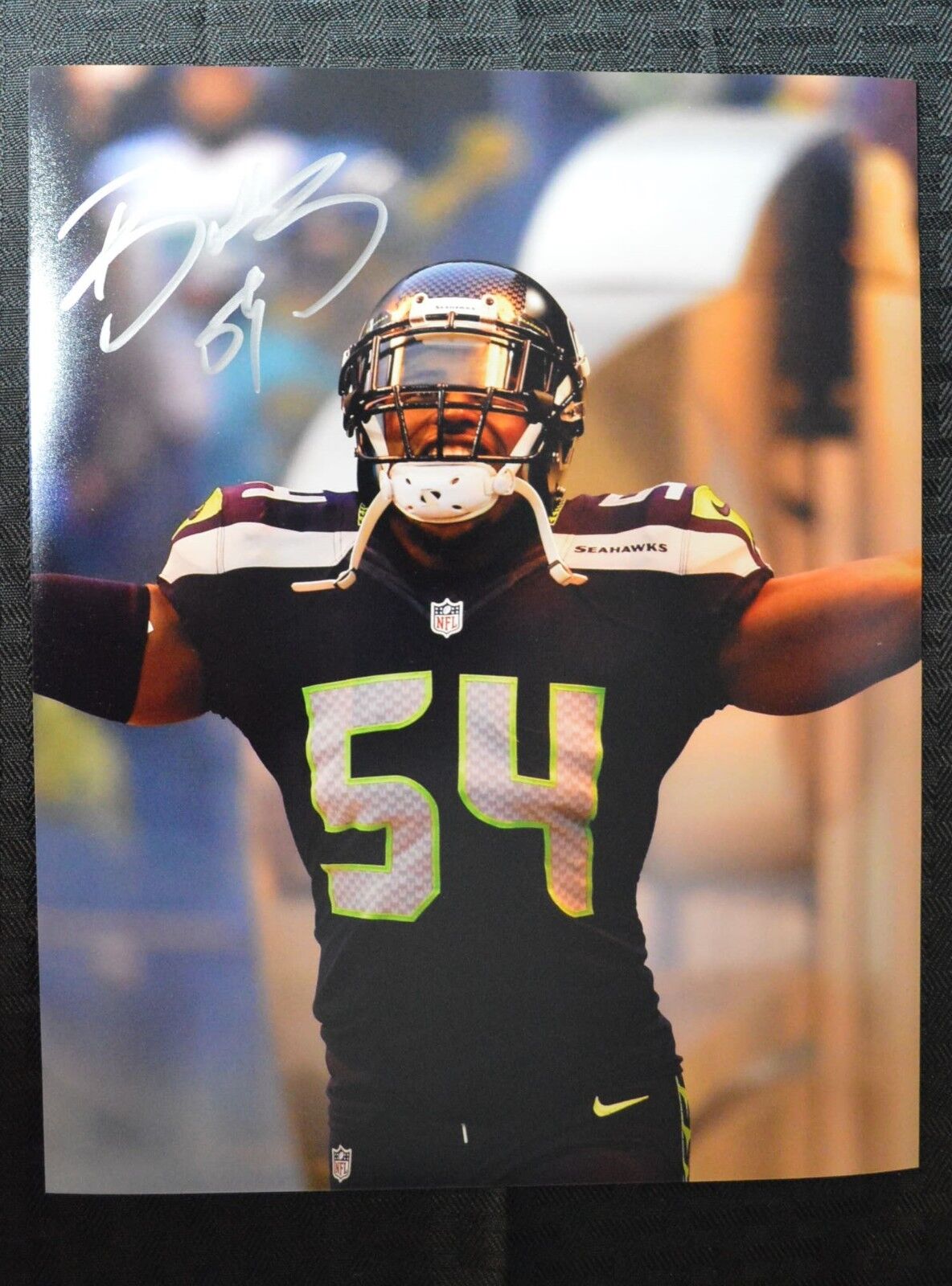 JSA Bobby Wagner 8x10 Autographed Signed AUTO Seahawks SBXLVIII Champion Photo Poster painting G