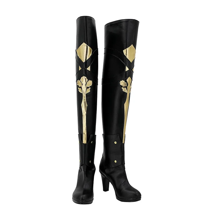 Honkai:Star Rail Bronya Rand Cosplay Shoes Boots Halloween Accessory Props