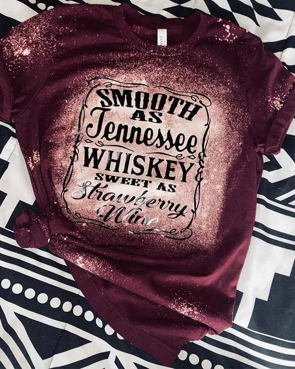 Whiskey Bleached T-shirt