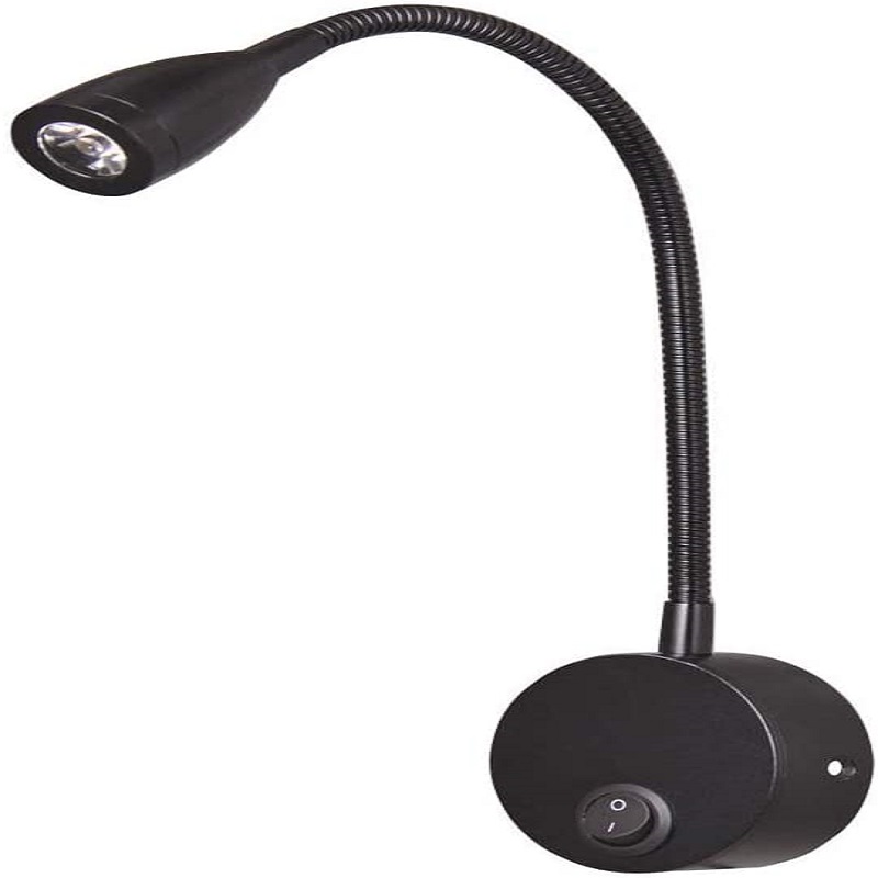 

LED hose spotlight bedside bedroom reading wall lamp counter universal mirr, 501 Original