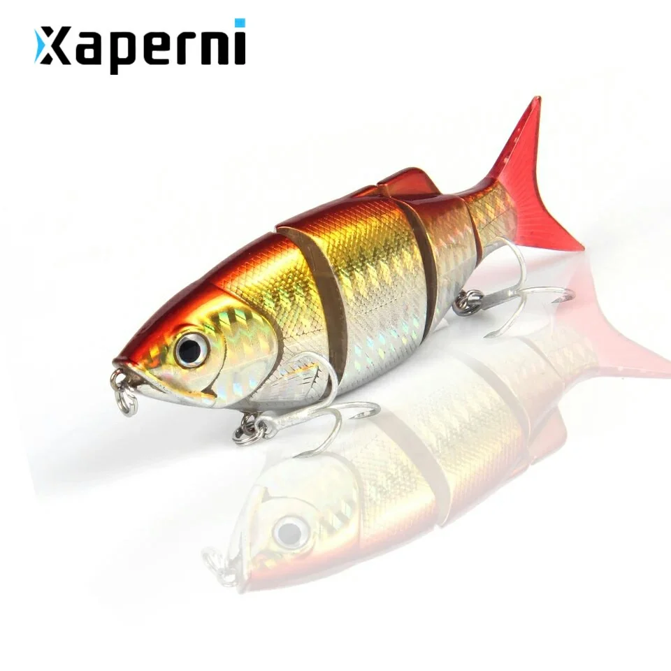 Xaperni Hot model 5pcs/lot fishing lure Swimbait jointed 80mm 10g hard bait fish fresh water lure minnow free shipping