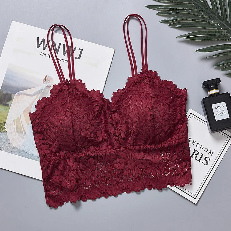 Padded lace camisole bra Radinnoo.com