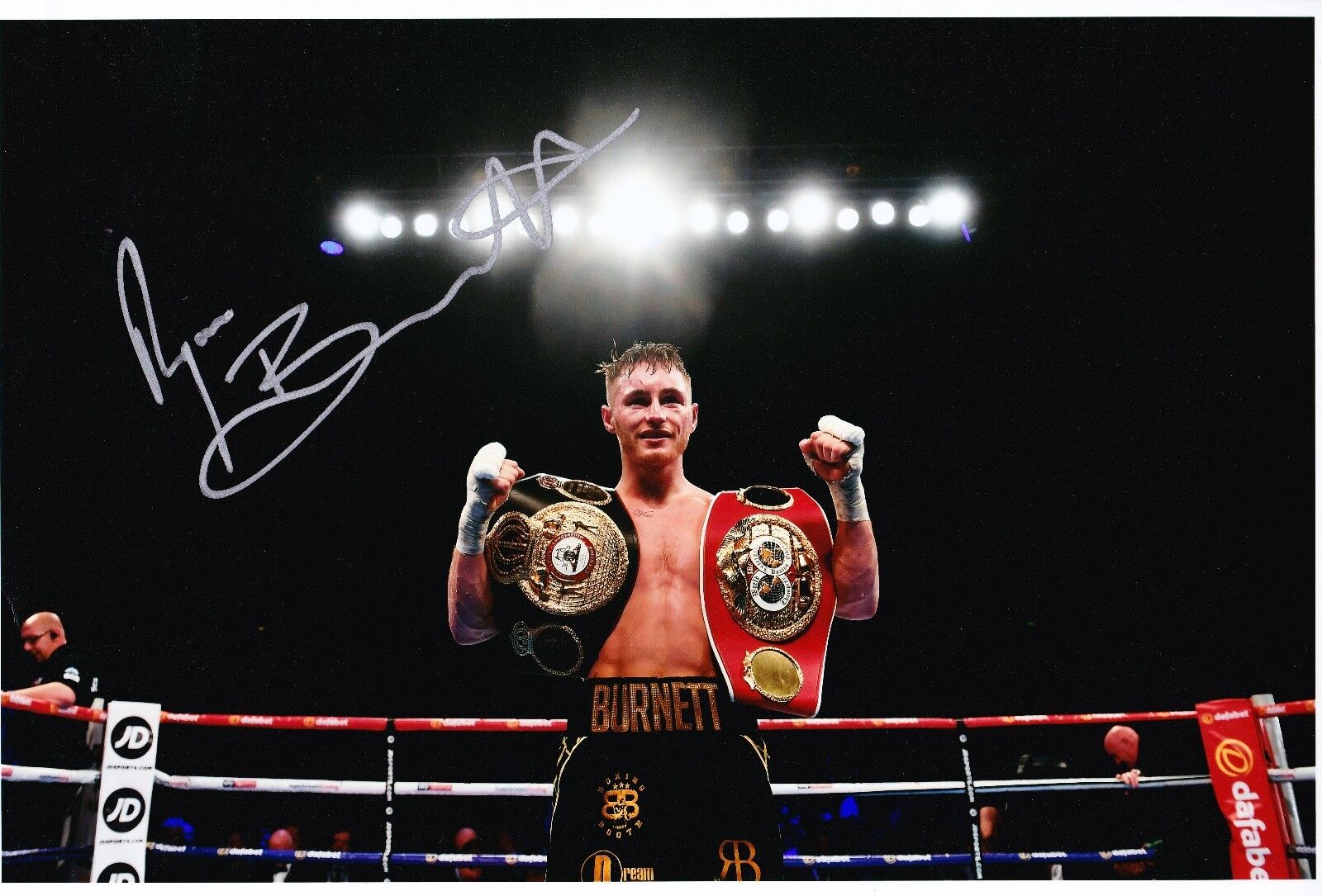 Ryan Burnett SIGNED 12X8 Photo Poster painting World Champion Genuine Autograph AFTAL COA (C)