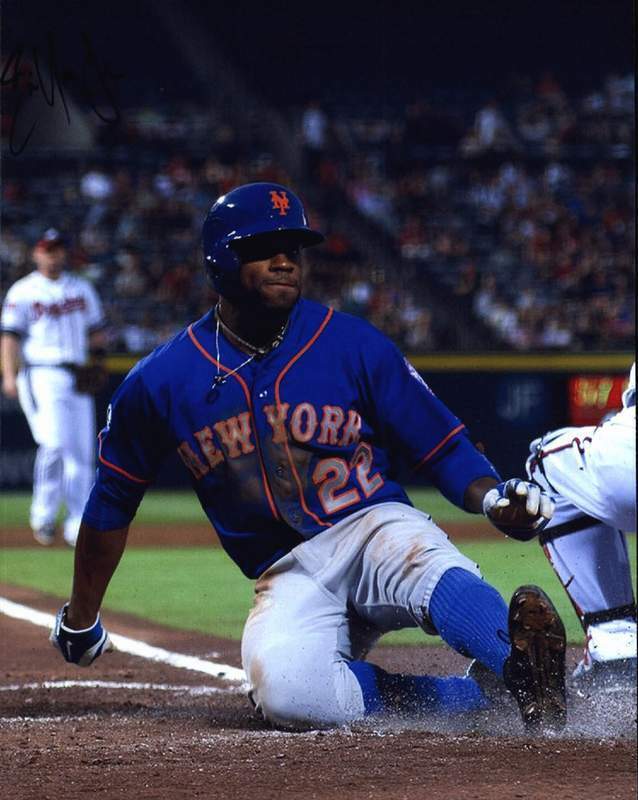 Eric Young authentic signed baseball 8x10 Photo Poster painting W/Cert Autographed (A0002)