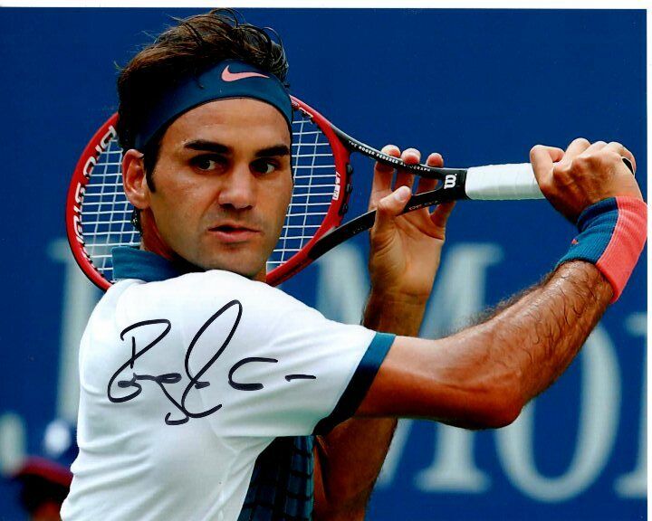 ROGER FEDERER signed autographed TENNIS Photo Poster painting