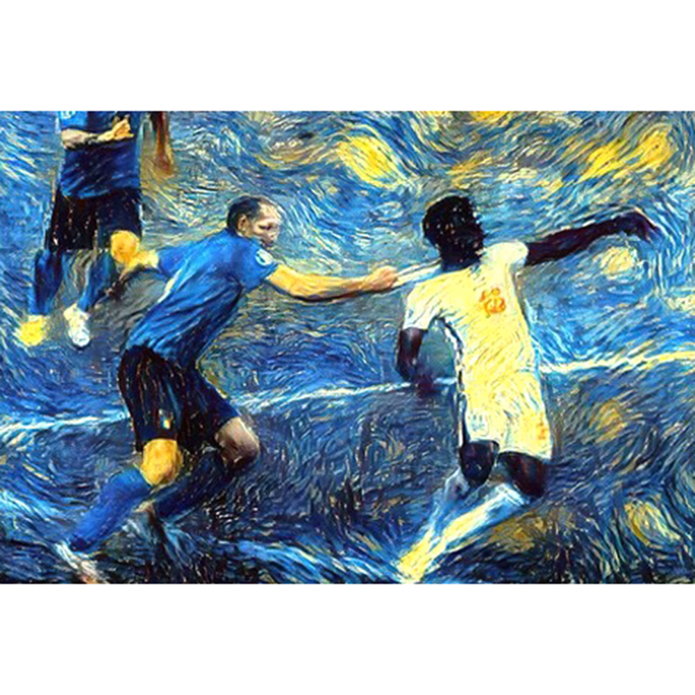 

Soccer Players - Round Drill Diamond Painting - 40*30CM, 501 Original