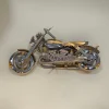 Creative stainless steel motorcycle DIY assembled model kit crafts exquisitely crafted motorcycle model gifts
