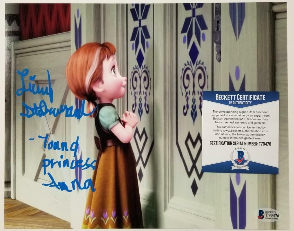 Livvy Stubenrauch signed Frozen 8x10 Photo Poster painting #3 Young Princess Anna ~ BAS COA