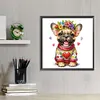 (Multi-Style)Dog-Partial Special Shaped Diamond Painting 30*30CM