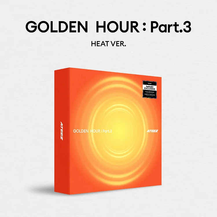 ATEEZ 12TH MINI ALBUM - GOLDEN HOUR : Part.3 -Pre Order officialateezshop