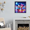 Mickey minnie-plein diamant rond peinture-50 * 50cm