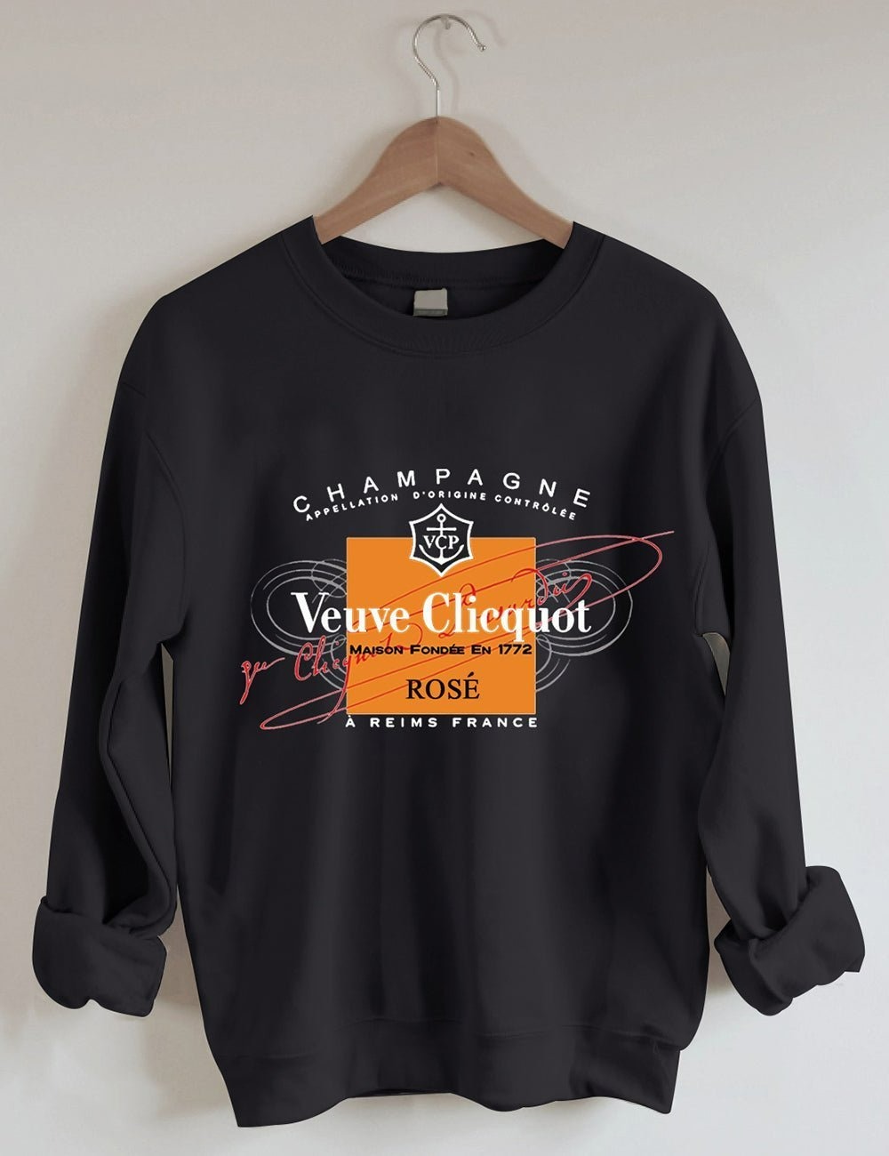 Veuve Clicquot Champagne V-Neck shirt size MEDIUM