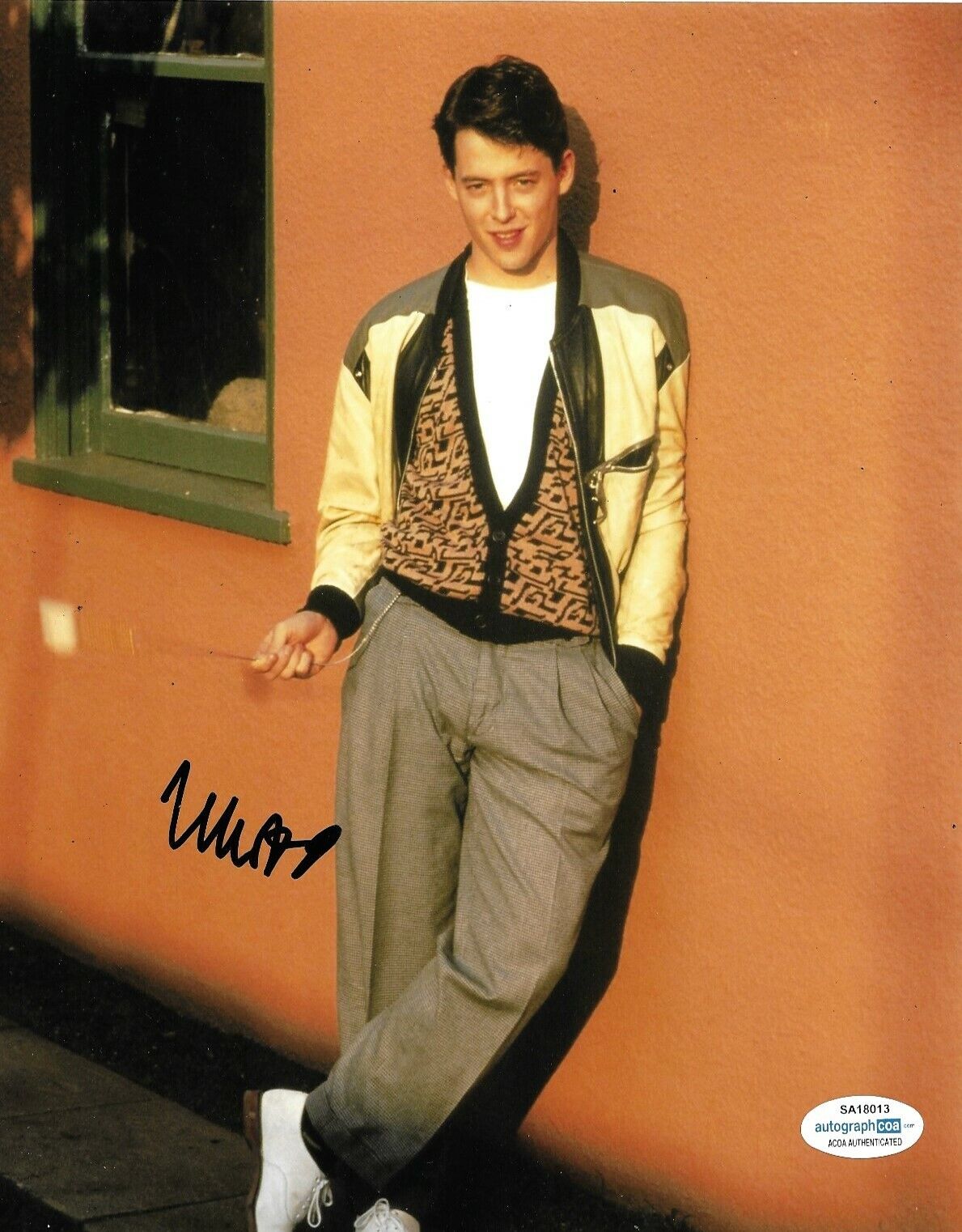 Matthew Broderick Signed Ferris Buellers Day Off 10x8 Photo Poster painting AFTAL ACOA