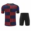 2025/2026 Barcelona Pre-Match Training Blue Red Shirt+Shorts 1:1 Thai Quality