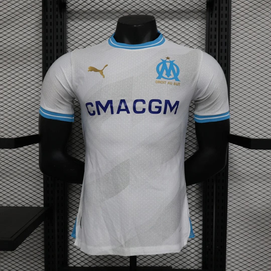 2023/2024 Player Version Olympique de Marseille Home Football Jersey mysite
