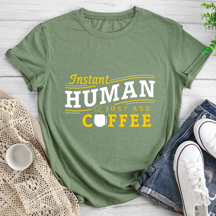 coffee Round Neck T-shirt