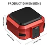 Earphone Case for Samsung Galaxy Buds 4 Pro/Buds 4 Safety Lock Shockproof Full Cover with Carabiner Headphone Accessories