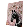 DIY Pearl Painting Horse for Home Wall Decor with Frame(30x40cm)