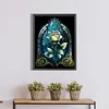 >SALE<5D DIY Full Round Drill Diamond Painting Stained Glass Rose Kit Decor(sz4133)
