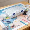 Diamond Painting Storage Containers with Lid & Stickers Diamond Art Storage Container for DIY Craft Accessories Jewellery Small Items