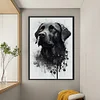 (Stamped/Counted) Labrador-11CT/14CT Cross Stitch 40*60cm(Big Size)