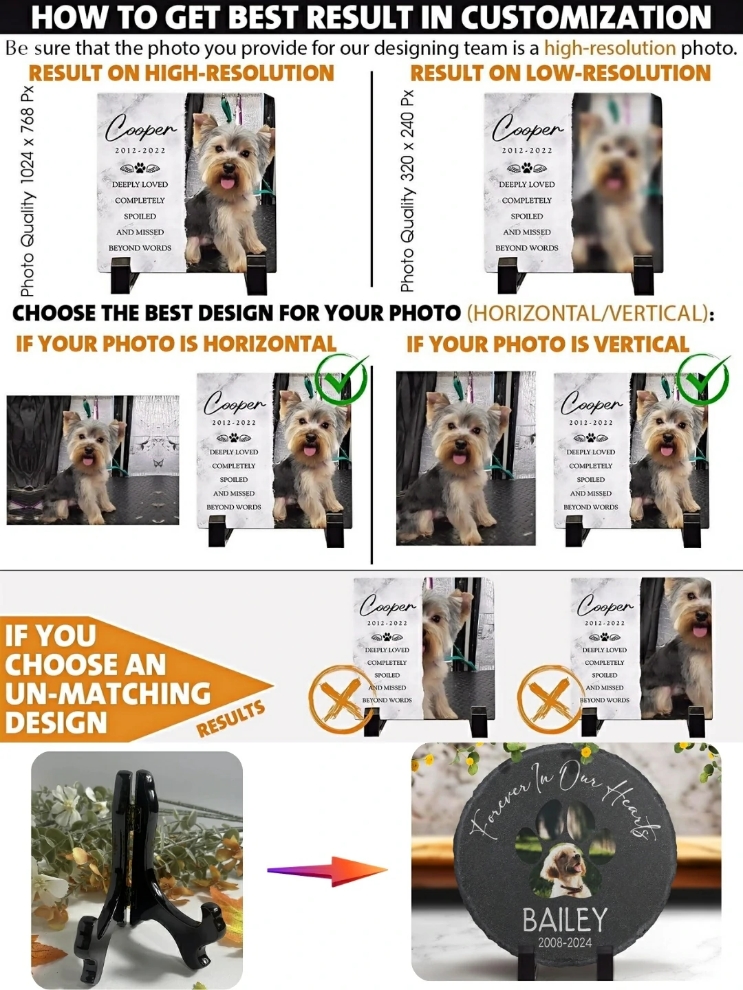 lookipet custom Pet Memorial Stone